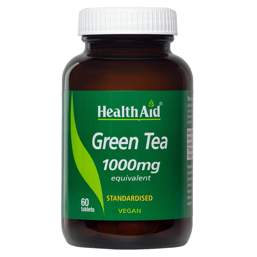 HealthAid Green Tea Extract 100mg Tablets
