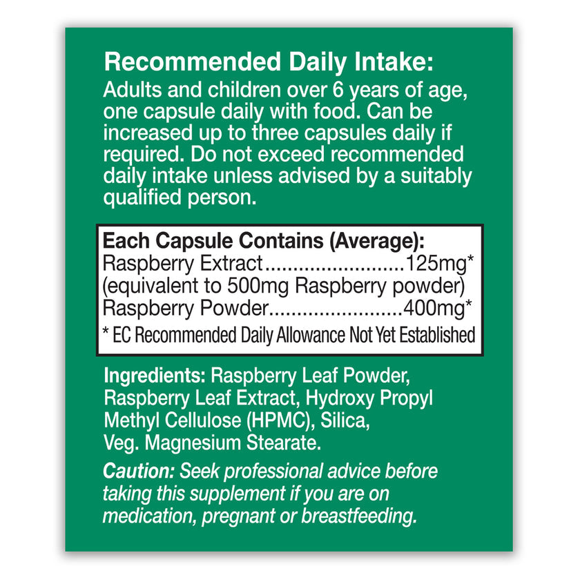 HealthAid Raspberry 500mg Vegicaps 3