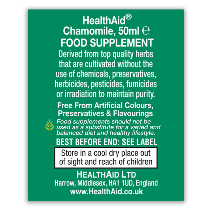 HealthAid Chamomile (Chamomilla recutita) Liquid