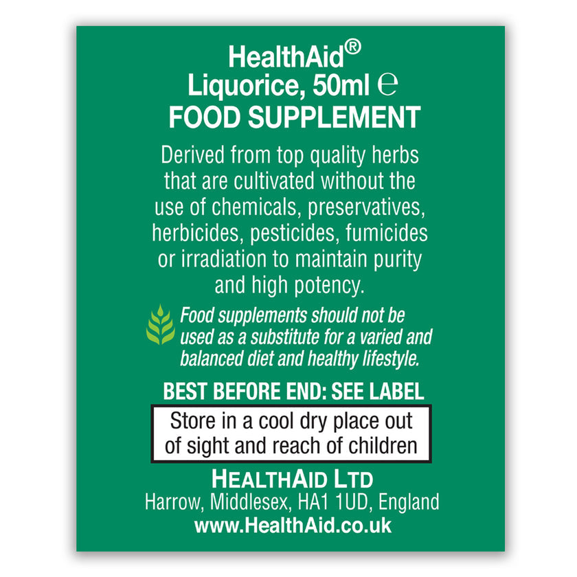 HealthAid Liquorice (Glycyrrhiza glabra) Liquid