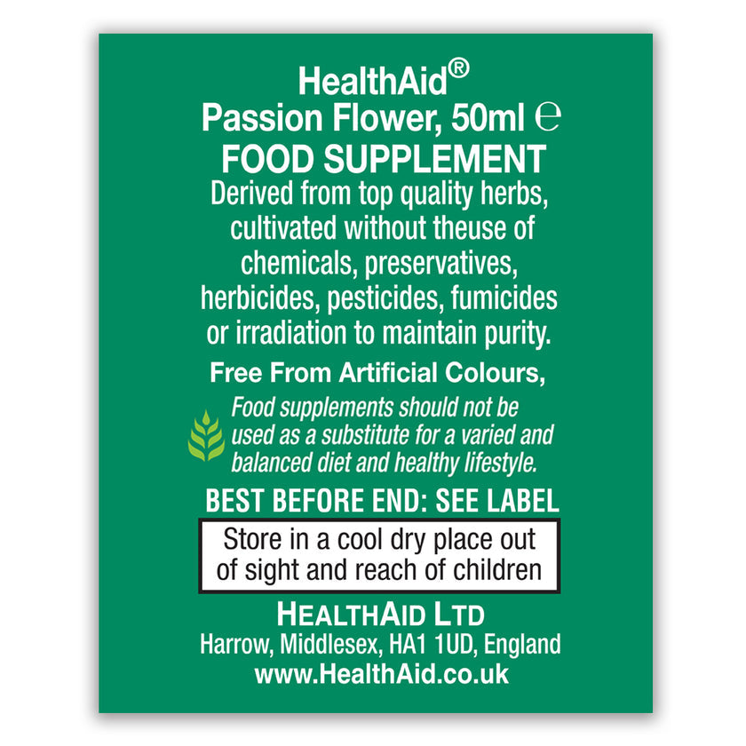 HealthAid Passion Flower (Passiflora incarnata) Liquid