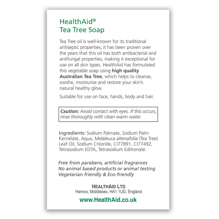 HealthAid Tea Tree Oil Soap