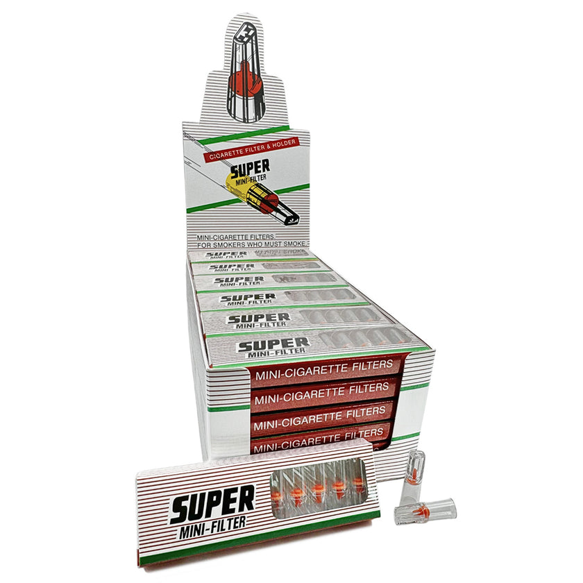 HealthAid Super Mini Cigarette Filters (Red)