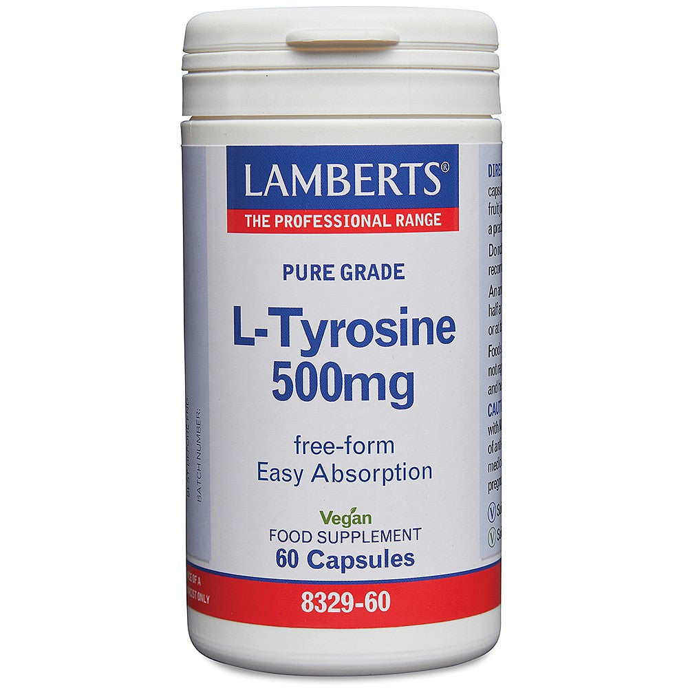 Lamberts L-Tyrosine 500mg 60 capsules