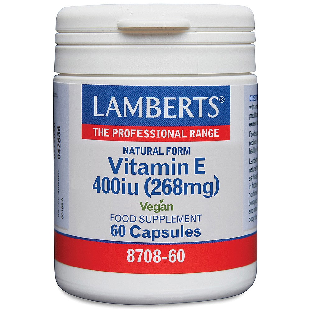 Lamberts Natural Vitamin E 400iu capsules