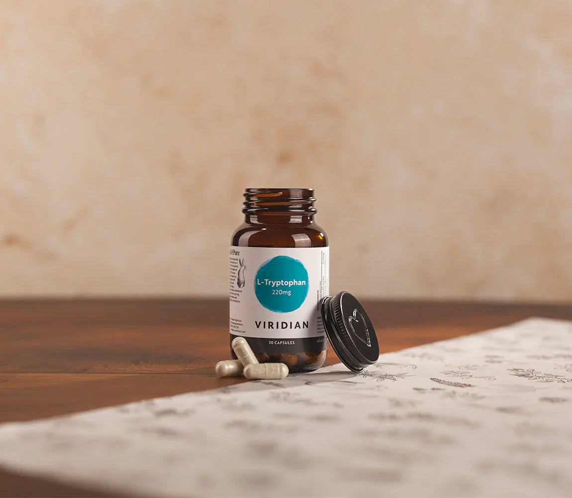 Viridian L-Tryptophan 220mg Capsules image 1