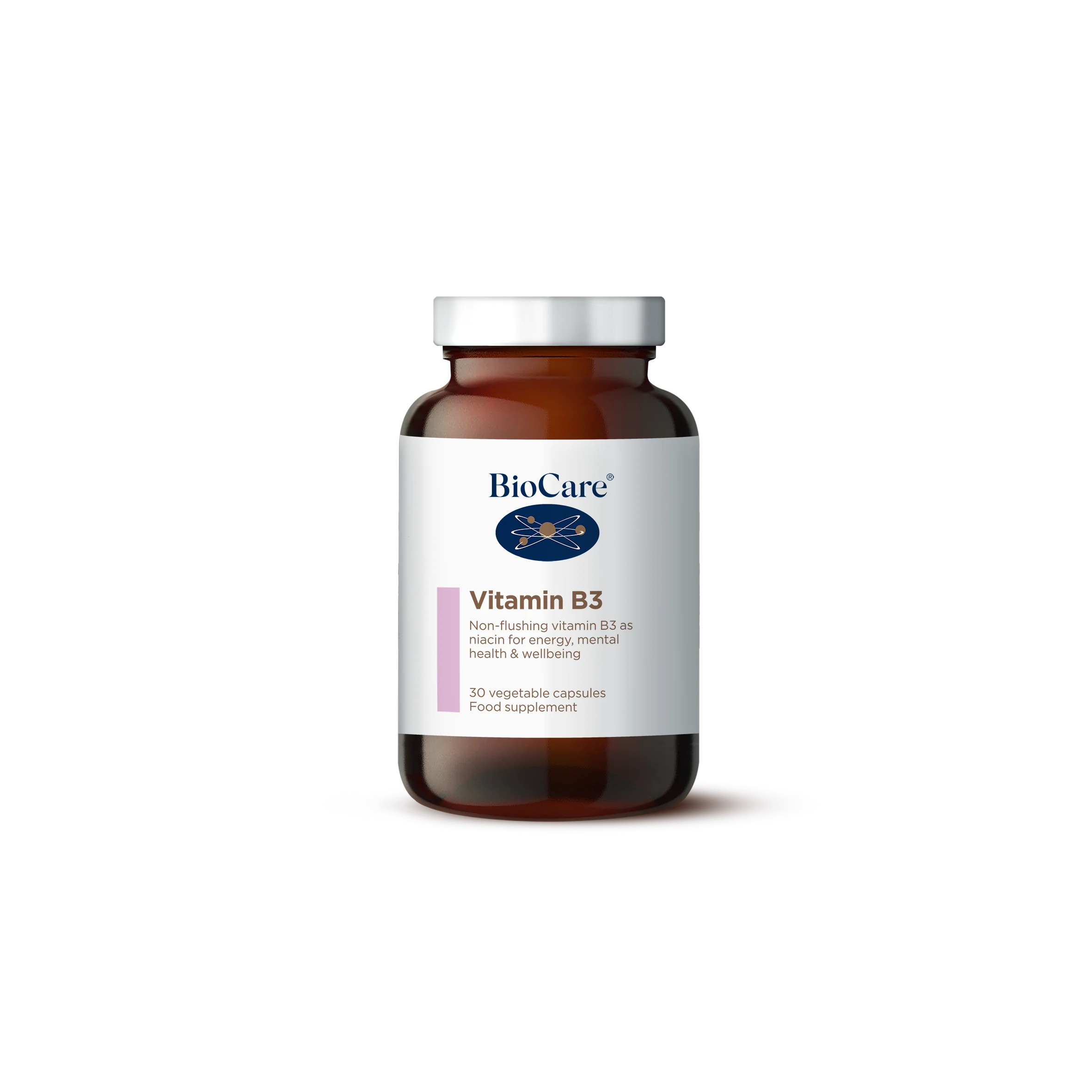 BioCare Vitamin B3 30 Veg Capsules image 0