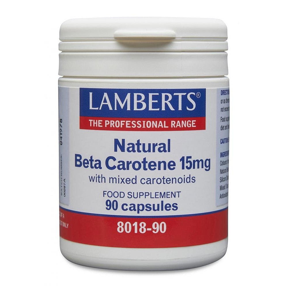 Lamberts Natural Beta Carotene 15mg 90 capsules image 0