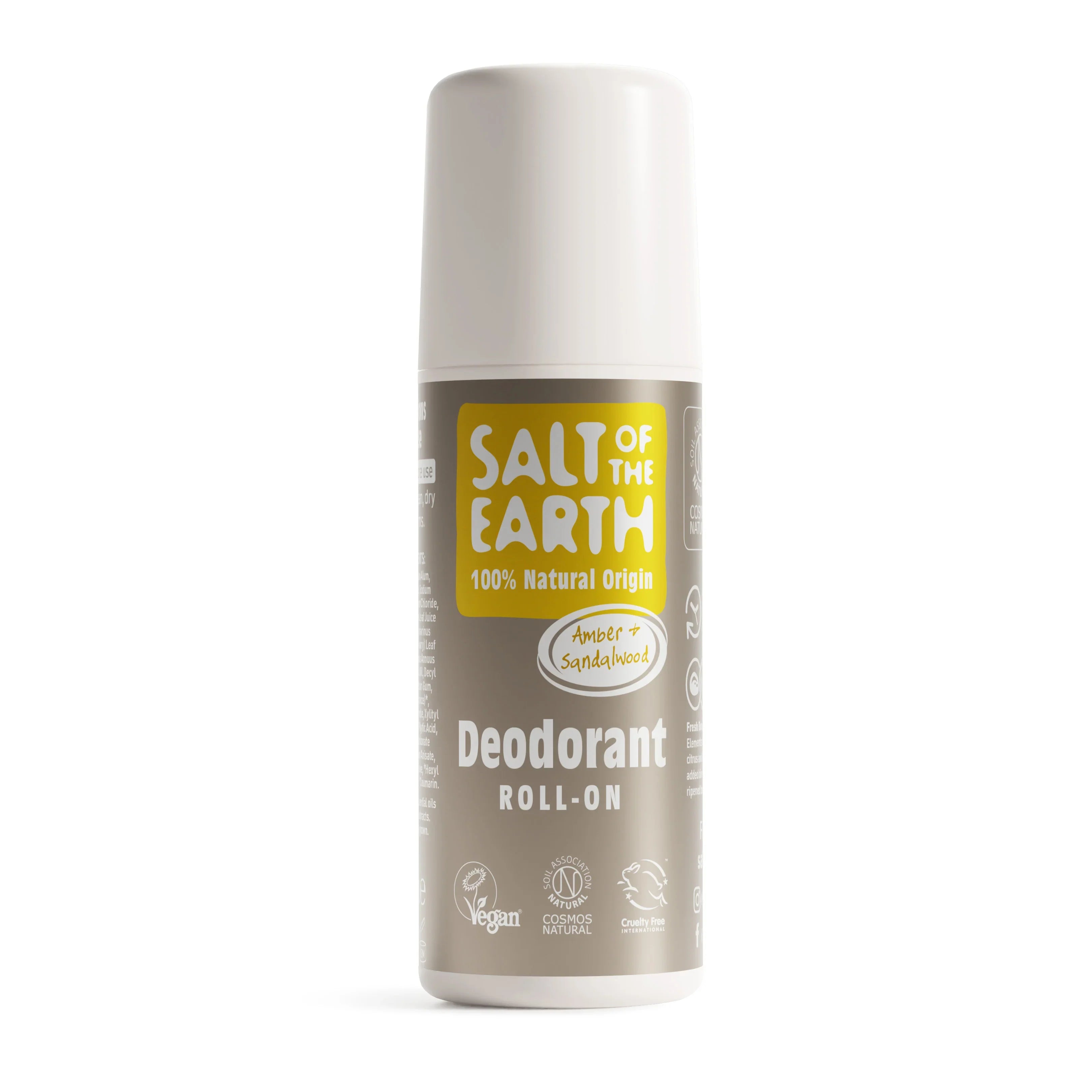 A.Vogel Salt of the Earth Amber & Sandalwood natural deodorant spray (Pack of 2)