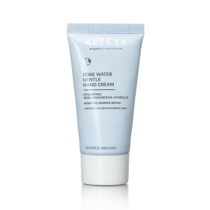 Alteya Organics Organic Rose Water Gentle Hand Cream - Hydrating Rosa Damascena Hydrolat