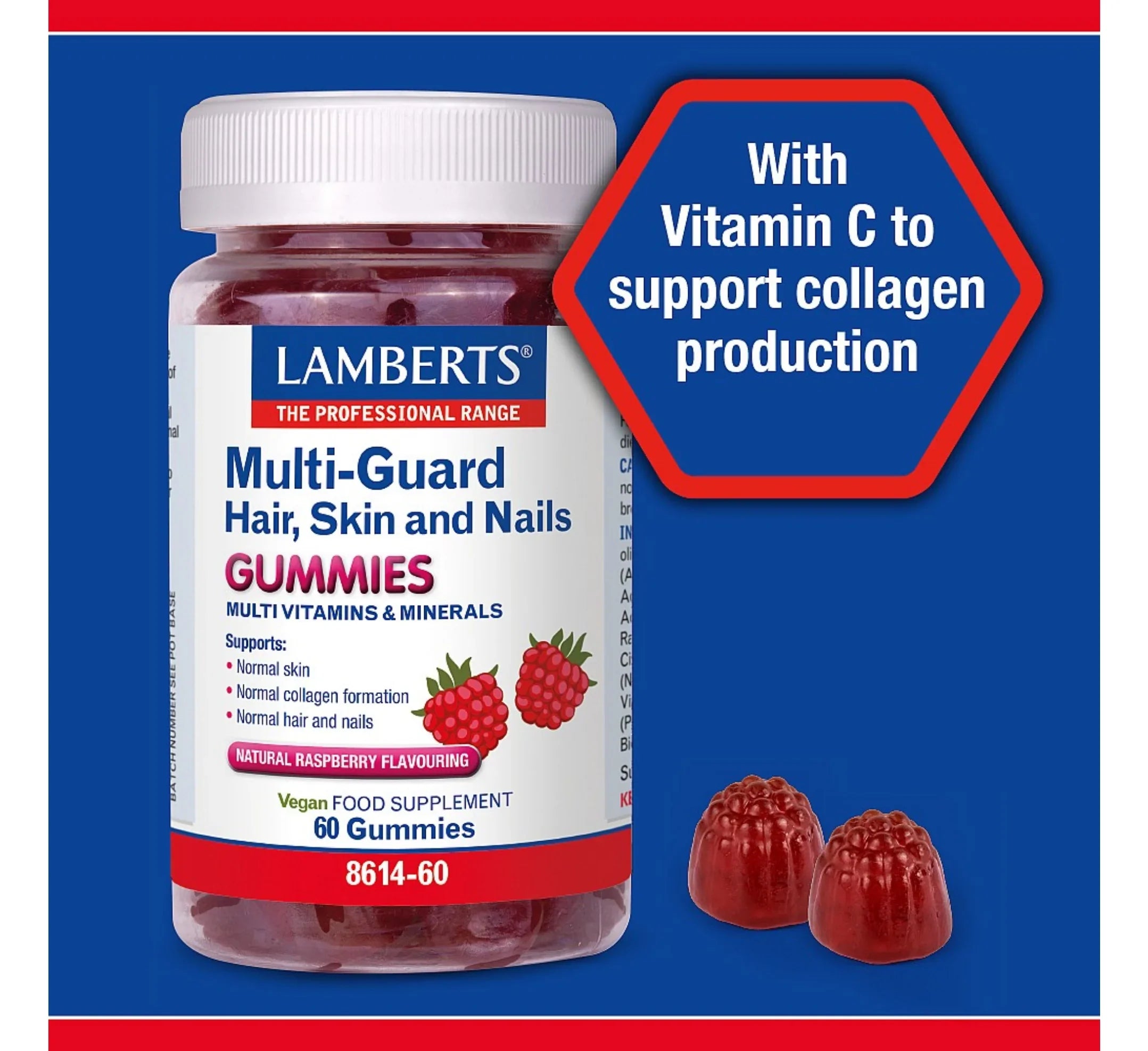 Lamberts Multi-Guard Hair, Skin and Nails Gummies