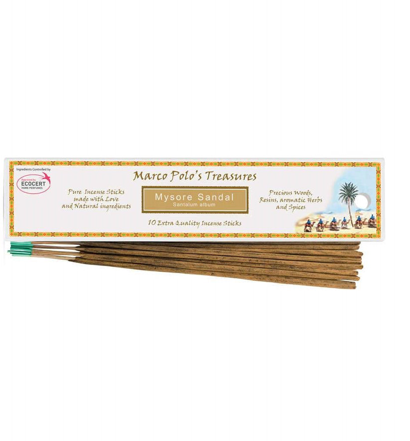 Marco Polo’s Treasures Mysore Sandalwood - x10 Sticks