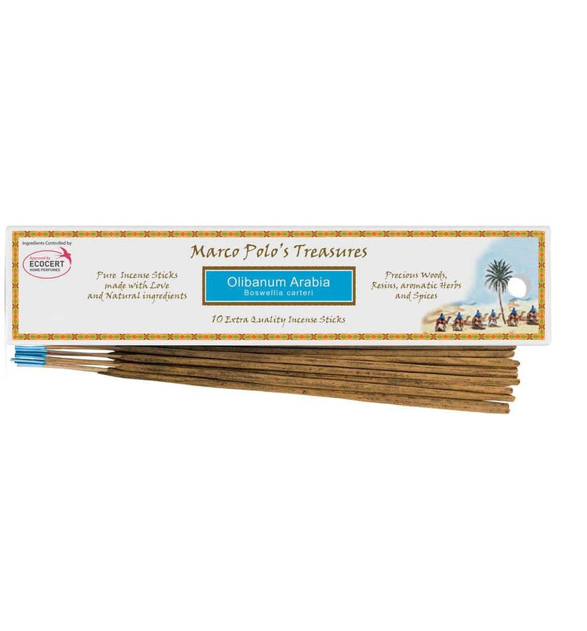 Marco Polo’s Treasures Olibanum Arabia (Arabian Frankincense) - x10 Sticks