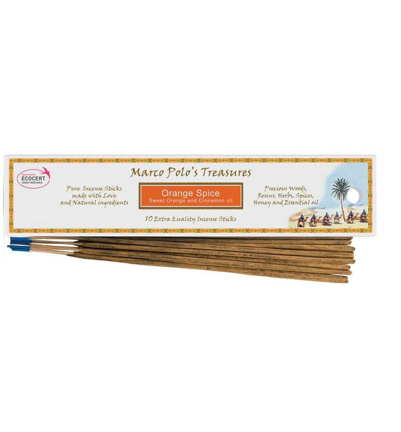 Marco Polo’s Treasures Orange Spices - x10 Sticks