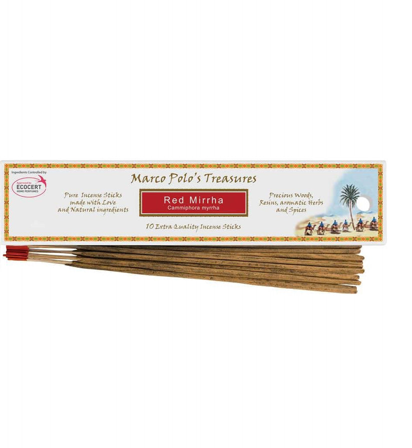Marco Polo’s Treasures Red Mirrha (Myrrh) - x10 Sticks