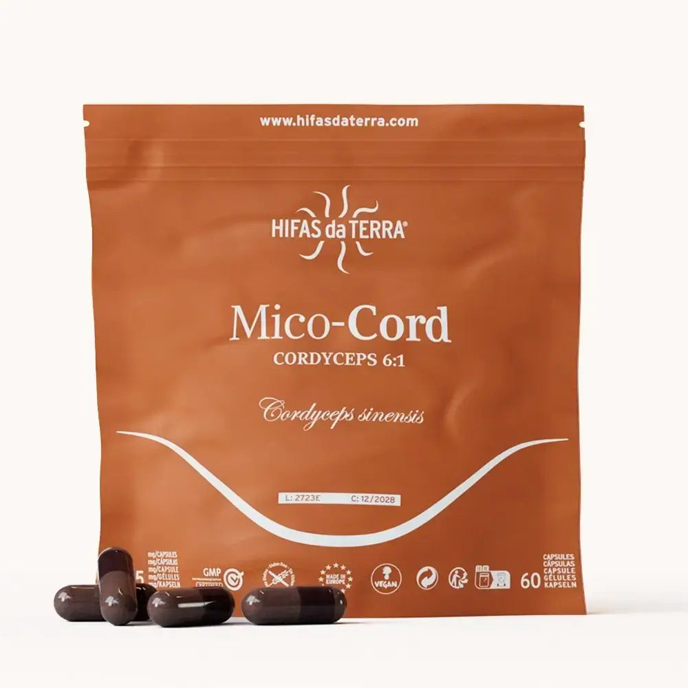 Hifas Da Terra Mico-Cord Pure Cordyceps fungus extract in capsules
