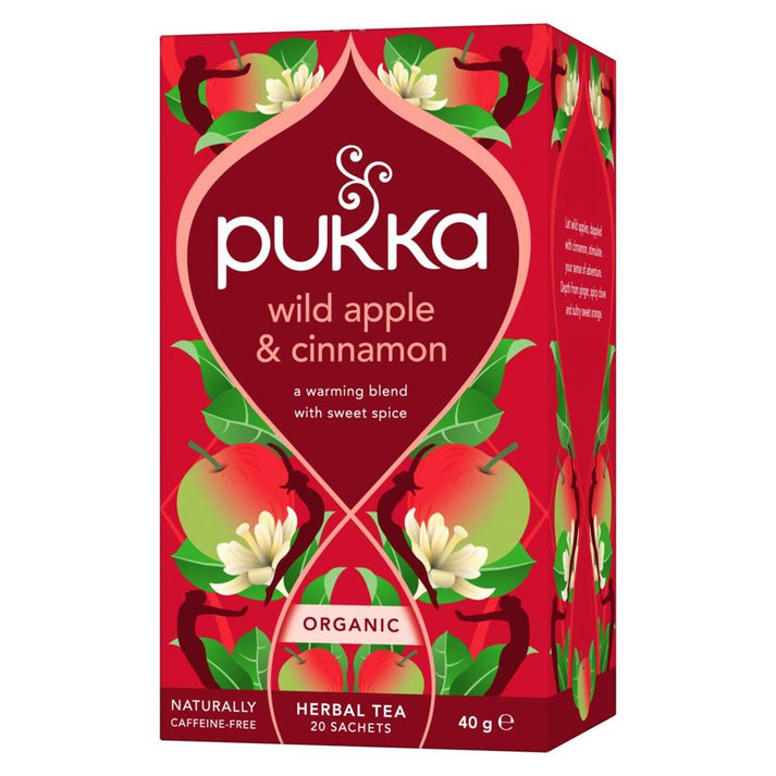 Pukka Wild Apple & Cinnamon with Ginger 20 bag