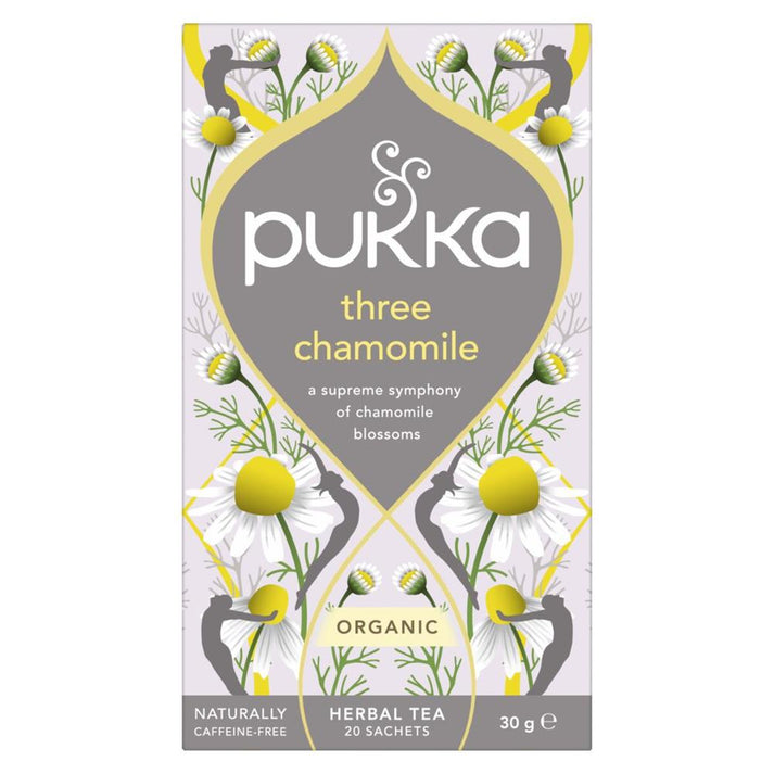 Pukka Three Chamomile 20 herbal tea sachets