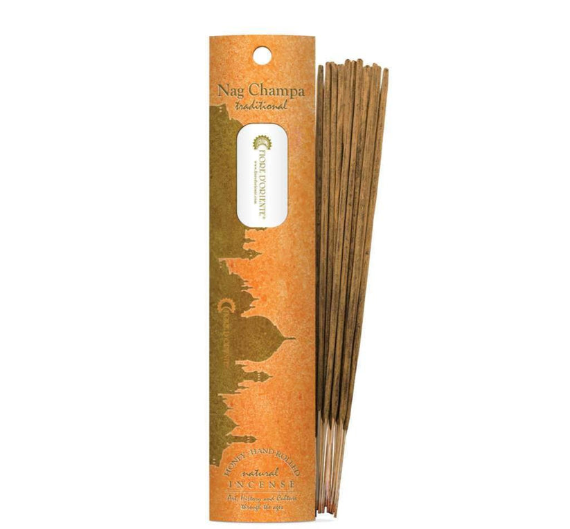 Fiore D'oriente Nag Champa Traditional Incense  - x10 Sticks