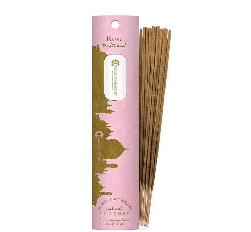Fiore D'oriente Rose Traditional Incense - x10 Sticks