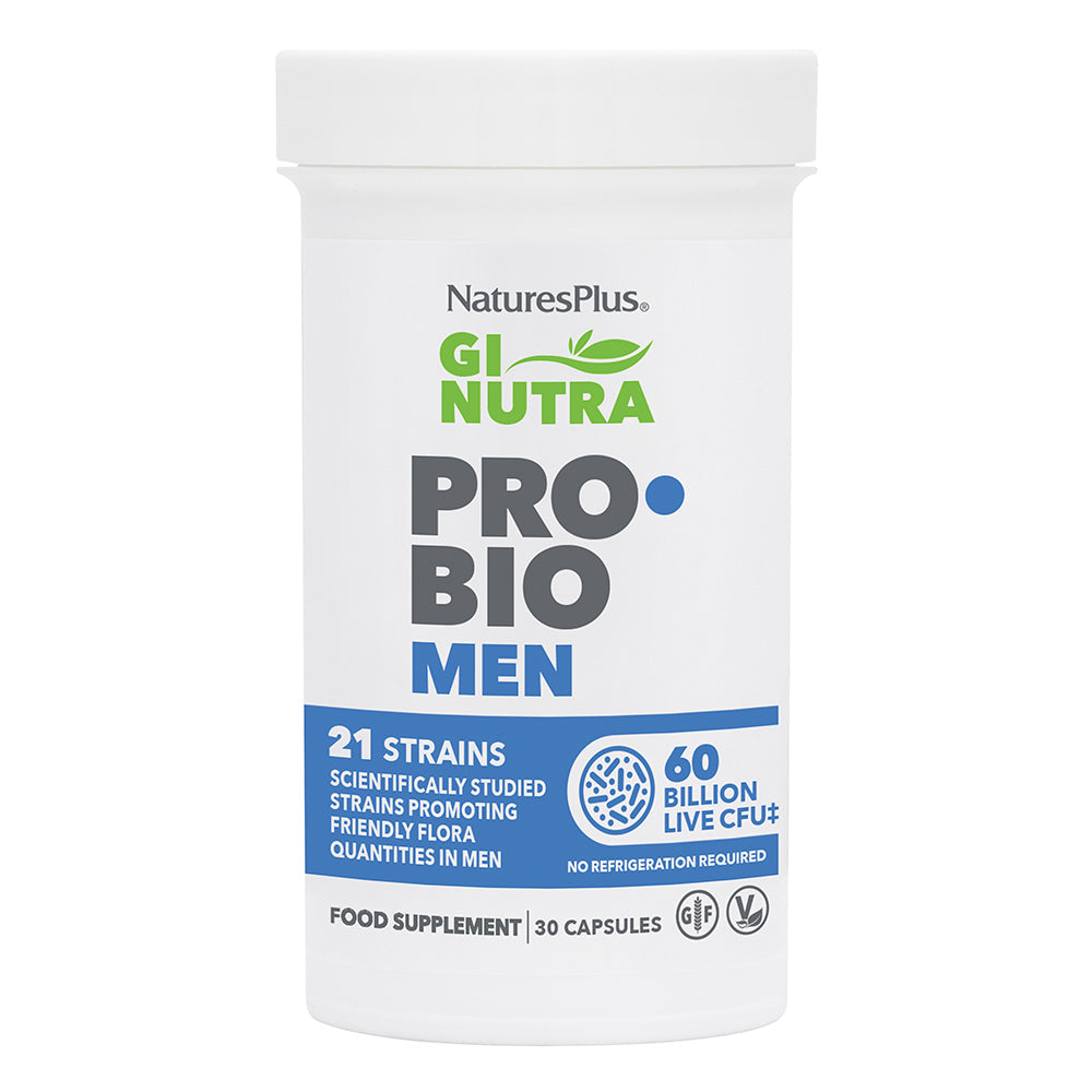 NaturesPlus GI NUTRA® Probiotic Men 30 Capsules