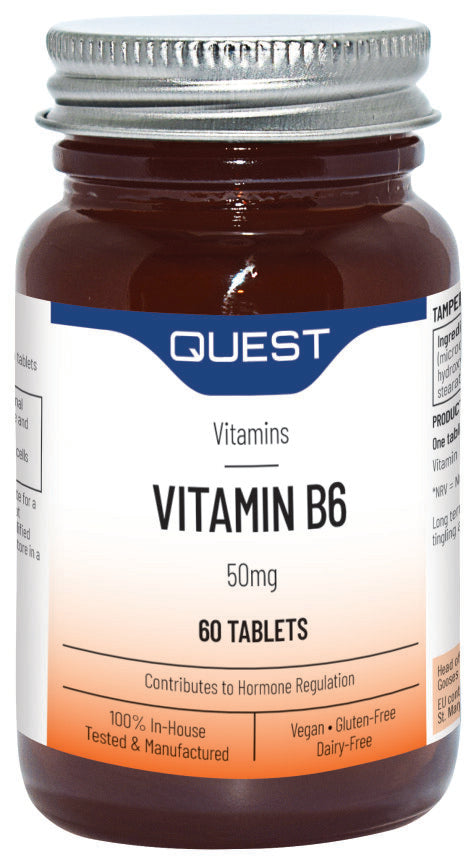 Quest Vitamin B6 50mg – 60 Tablets