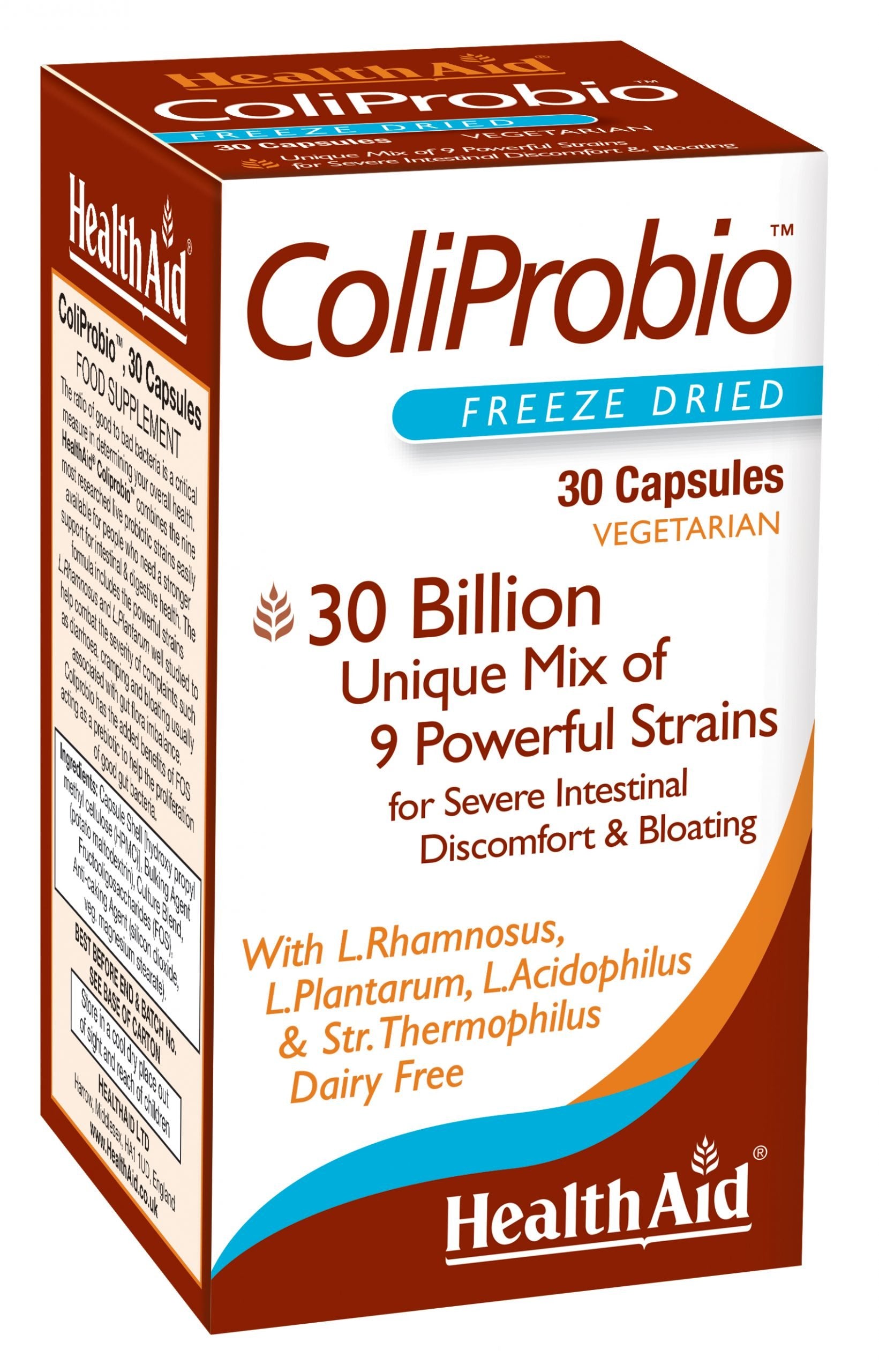 HealthAid ColiProbio (30 Billion) - 30’s Capsules image 0