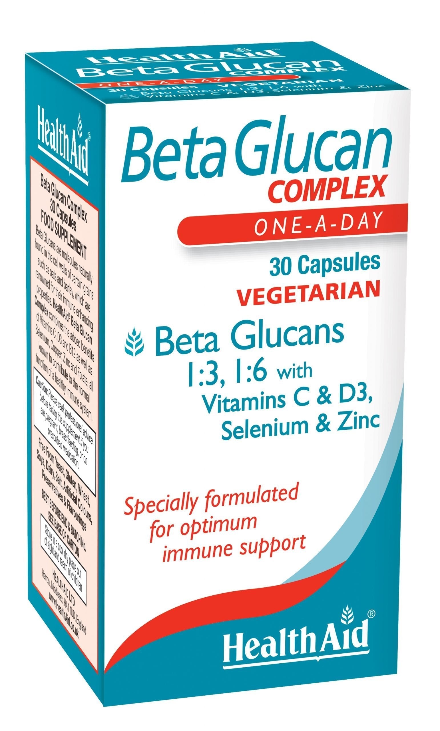 Beta Glucan Complex 30 Capsules image 0