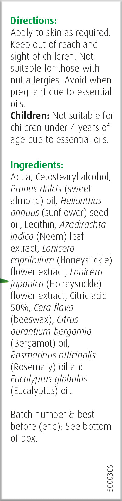 A.Vogel Neem Cream | Can be Used on Eczema-prone Skin | Naturally conditions and moisturises dry or very dry skin | 50g image 2