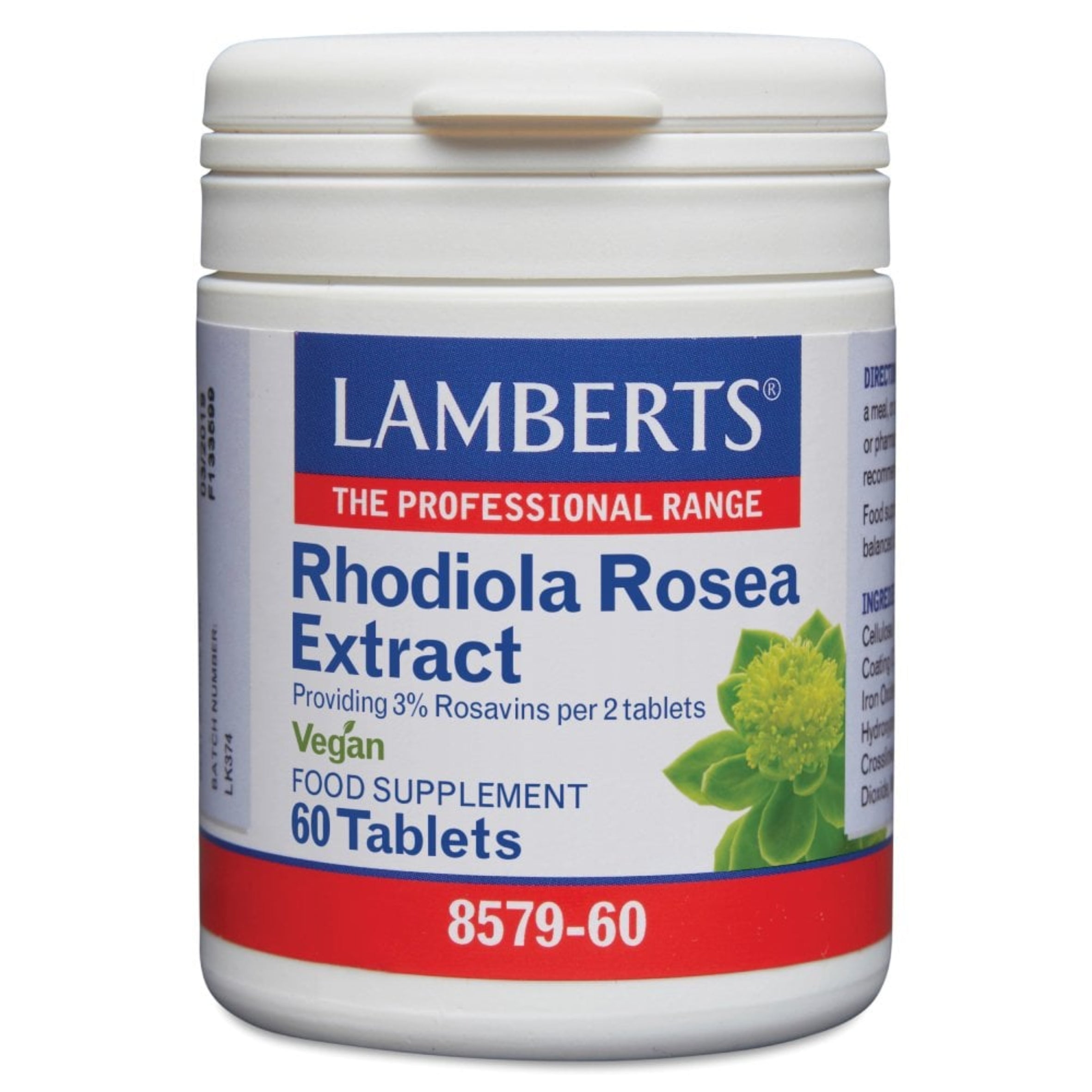 Lamberts Rhodiola Rosea Extract 60 tablets