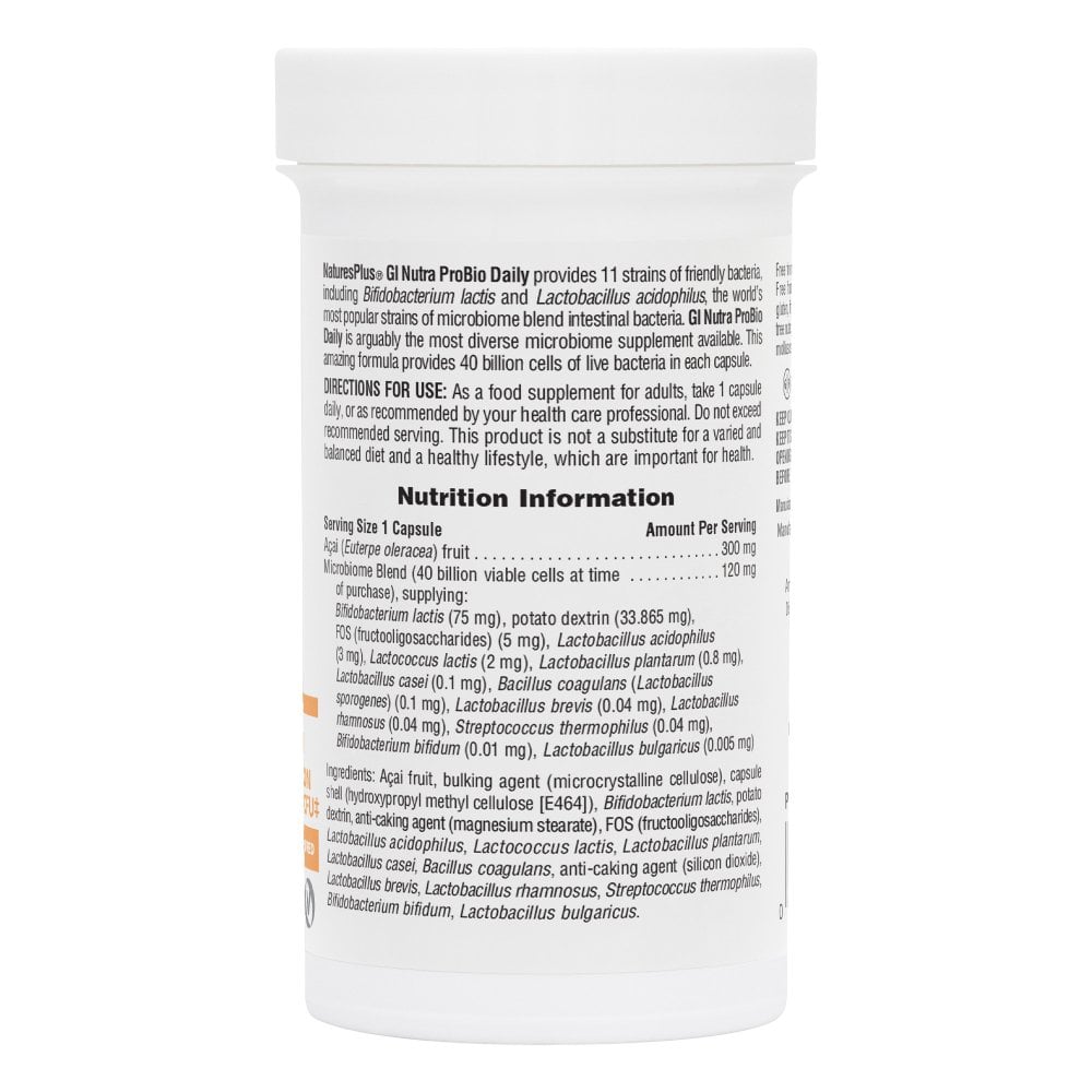 Nature's Plus Ultra Probiotics - 30 Vegicaps