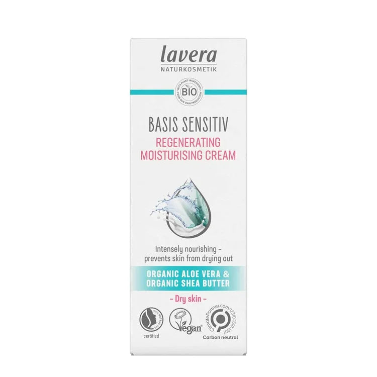 Lavera Basis Sensitiv Regenerating Moisturising Cream - 50ml