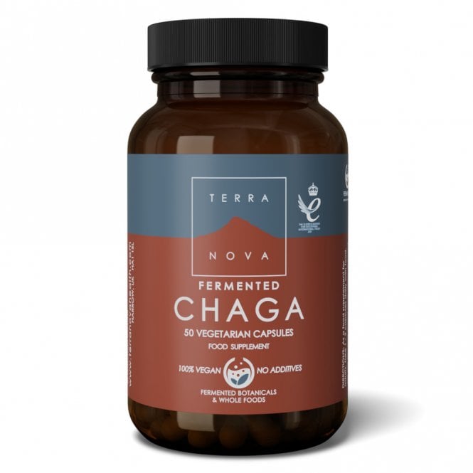 Terranova Fermented Chaga - 50 Capsules