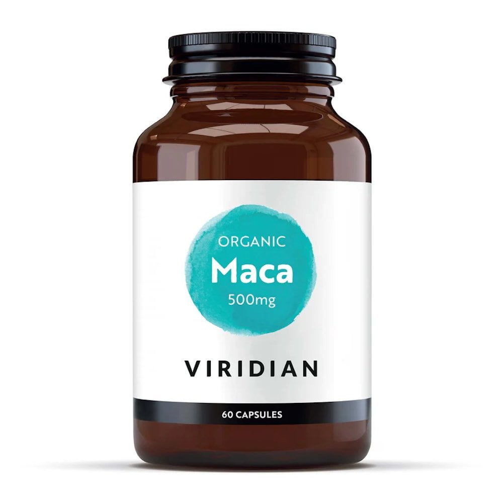 Viridian Organic Maca 500mg 60 Capsules