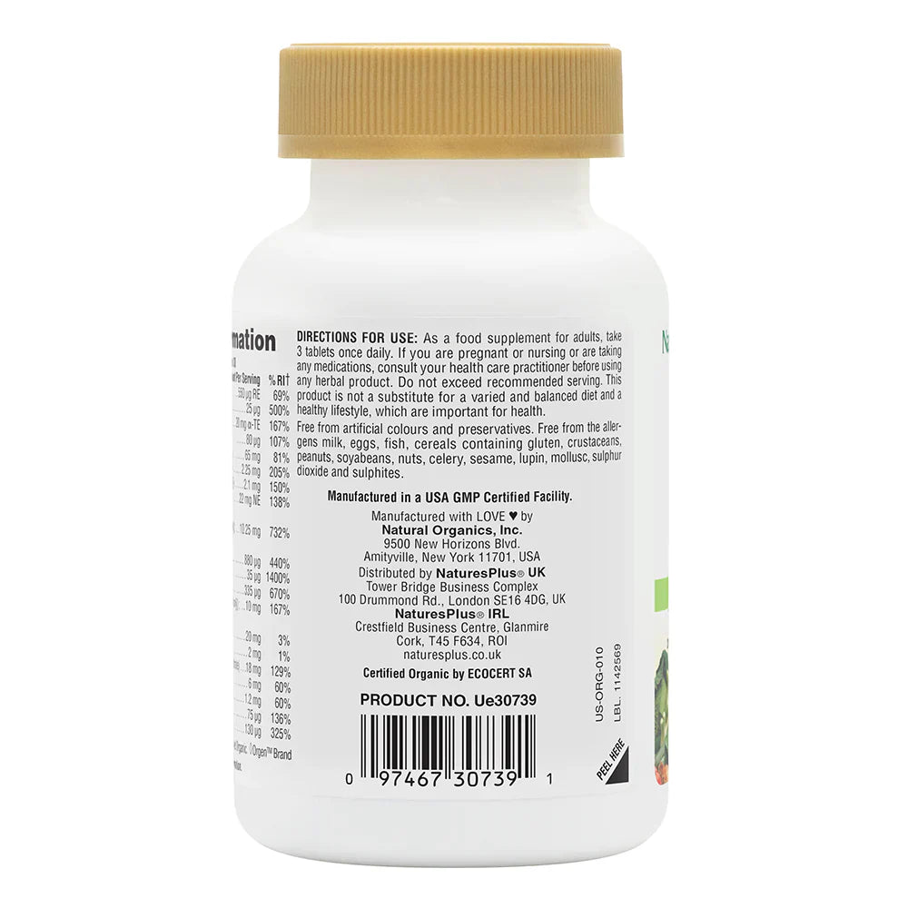 NaturesPlus Source of Life® Garden Prenatal Multivitamin 90 Tablets image 1