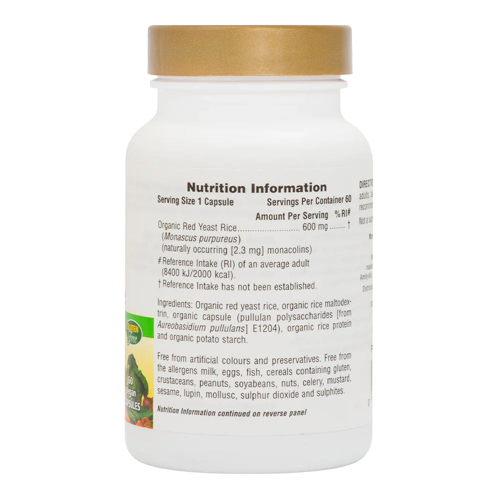 NaturesPlus Source of Life® Garden Red Yeast Rice 60 Capsules image 1