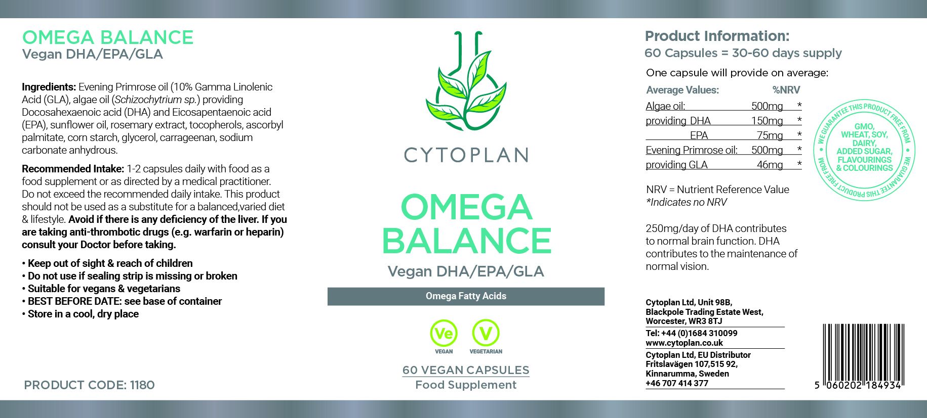 Cytoplan Omega Balance 4