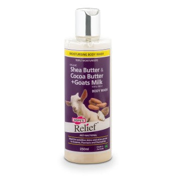 Hope's Relief Shea Butter, Cocoa Butter and Goats Milk Body Wash