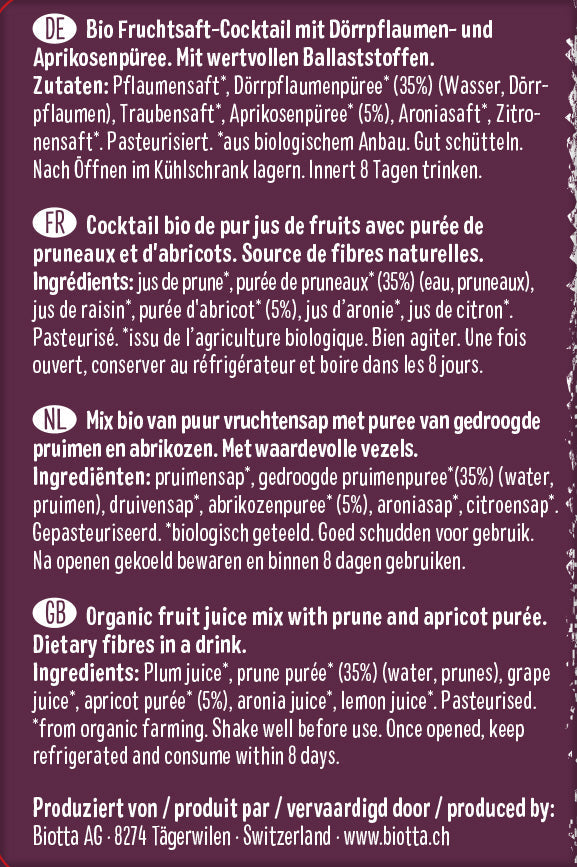 A.Vogel Biotta Prune Juice image 2