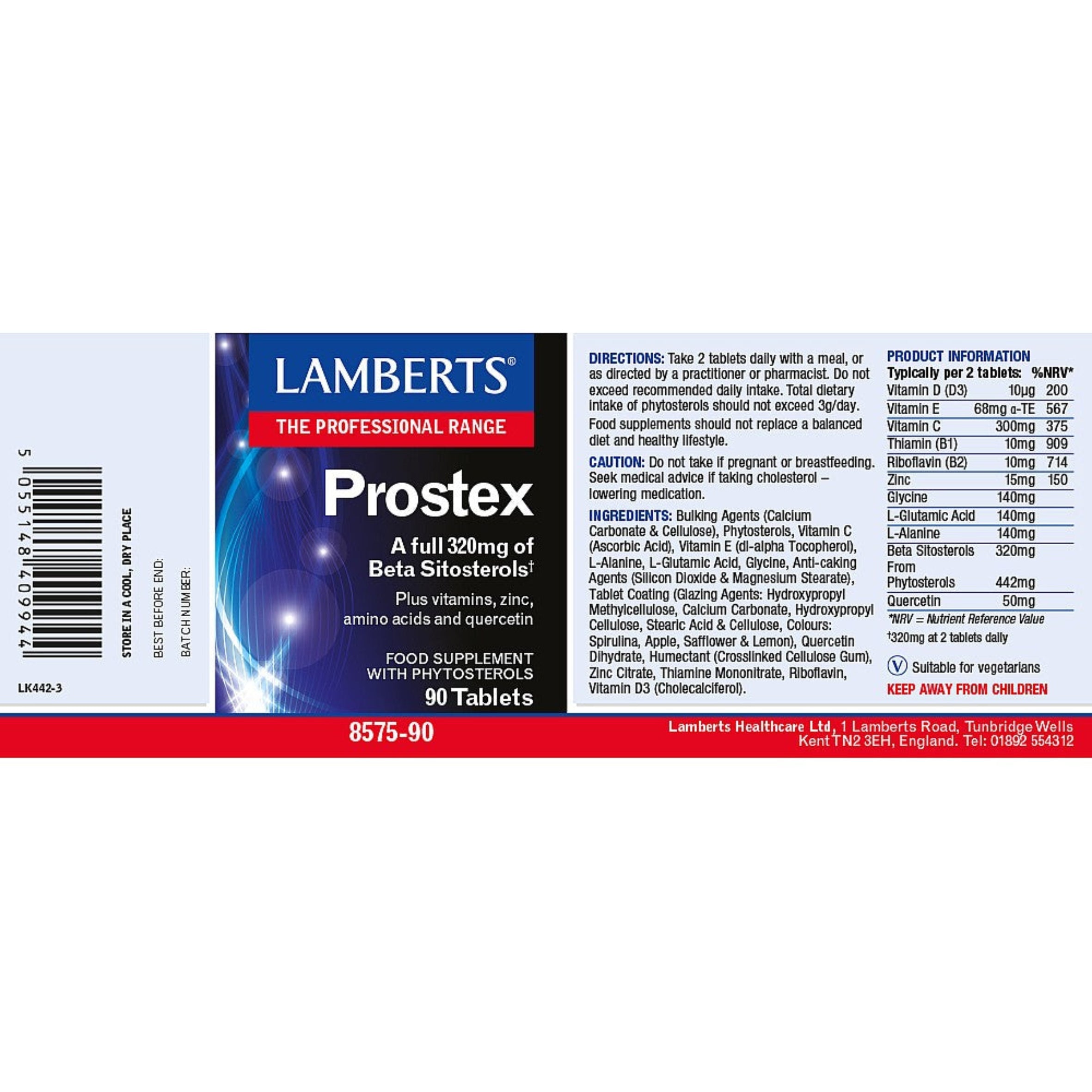 Lamberts Prostex® 90 tablets image 2