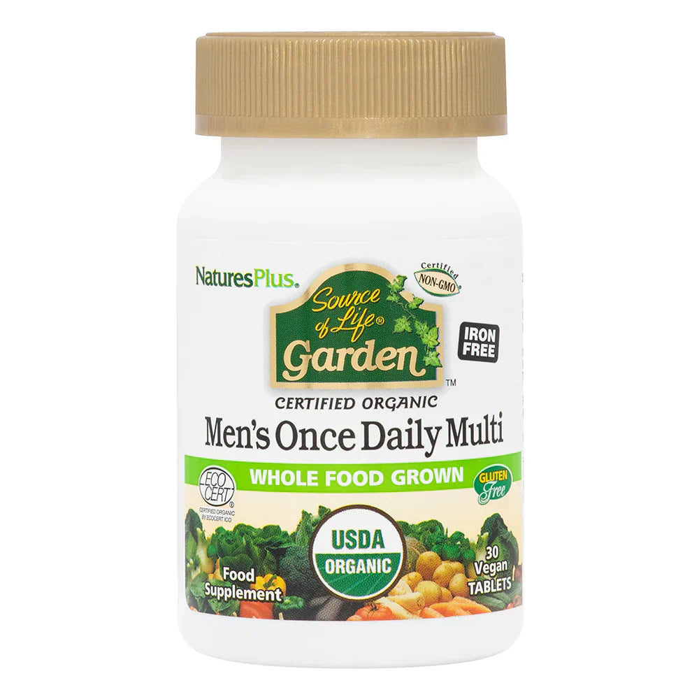 NaturesPlus Source of Life® Garden Men's Once Daily Multivitamin 30 Tablets image 0