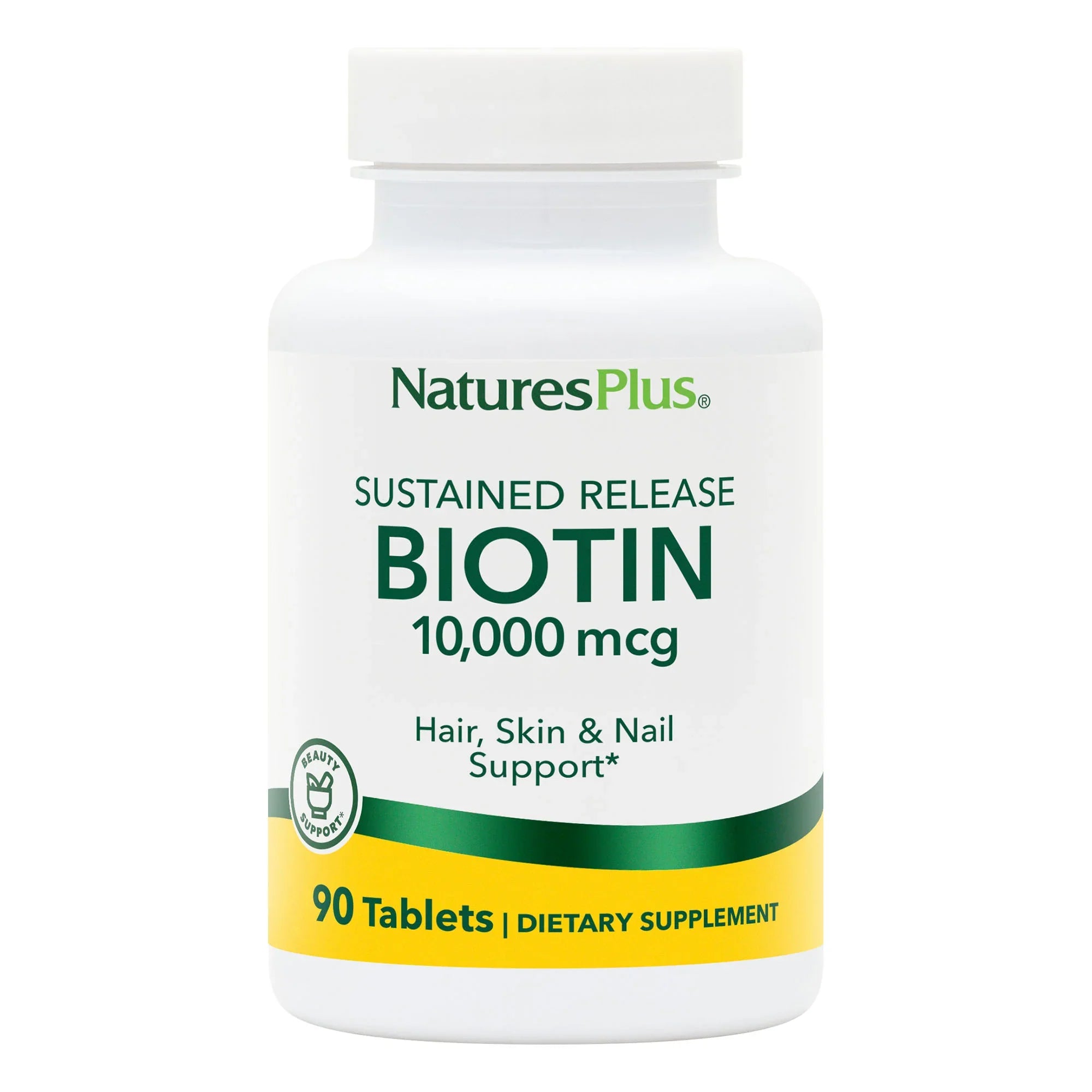 NaturesPlus Biotin 10,000 MCG 90 Tablets (Pack of 2)