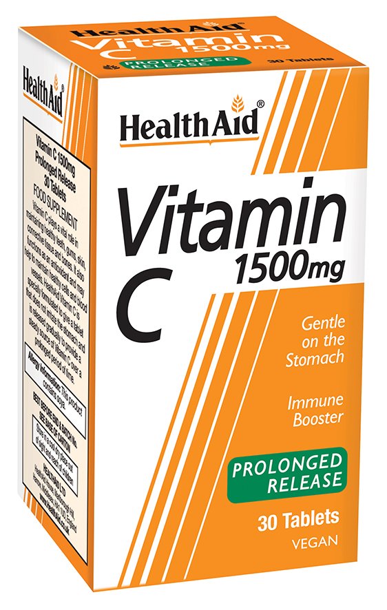 HealthAid Vitamin C 1500mg Tablets Prolonged Release image 0