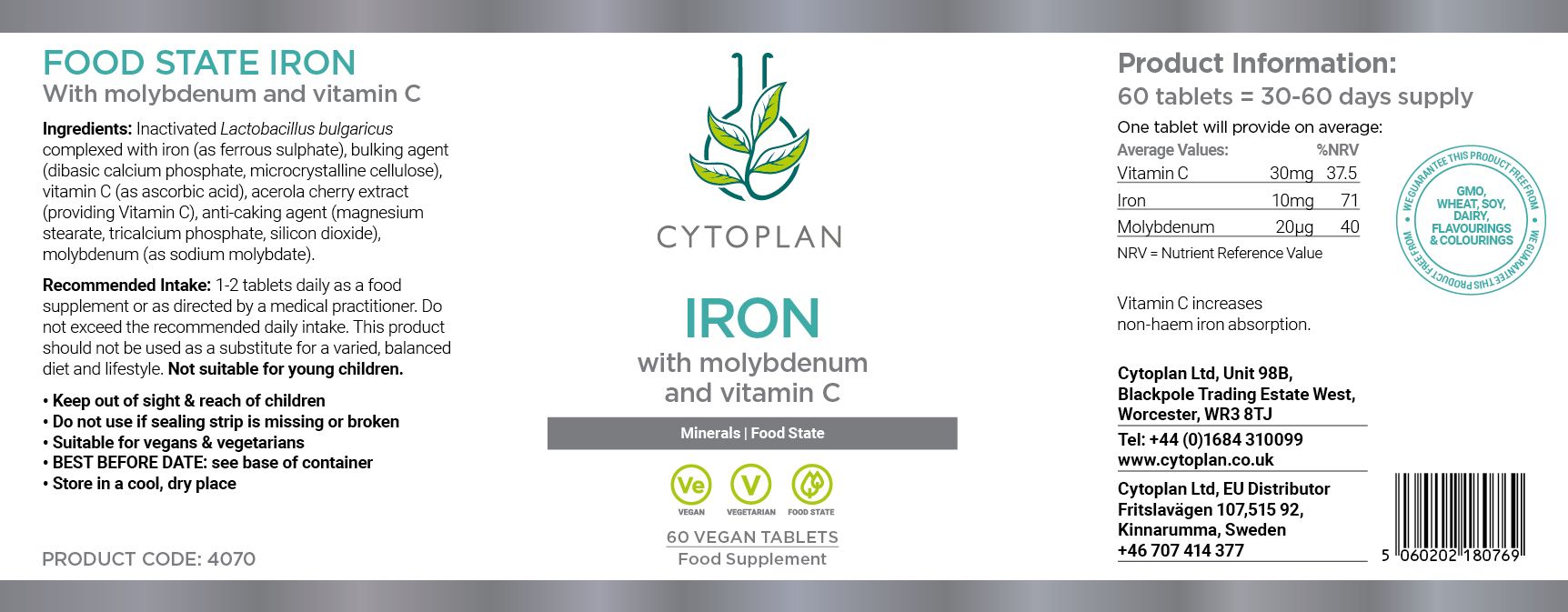 Cytoplan Iron