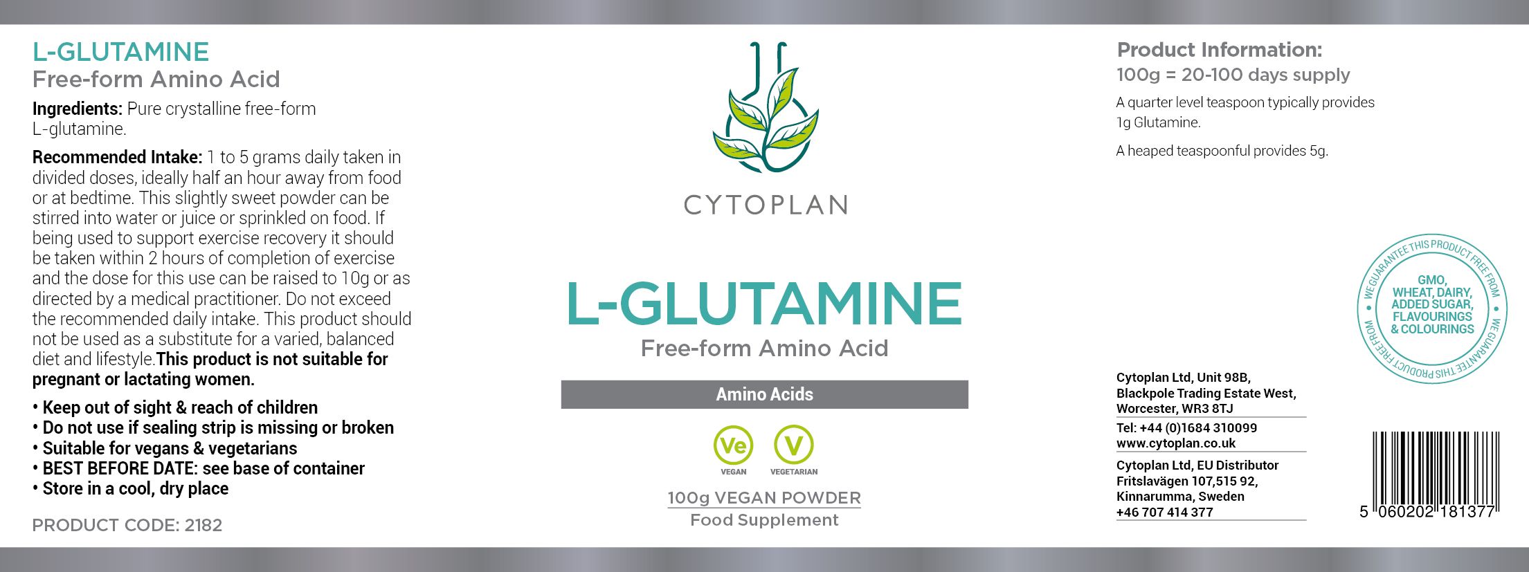 Cytoplan L-Glutamine 3