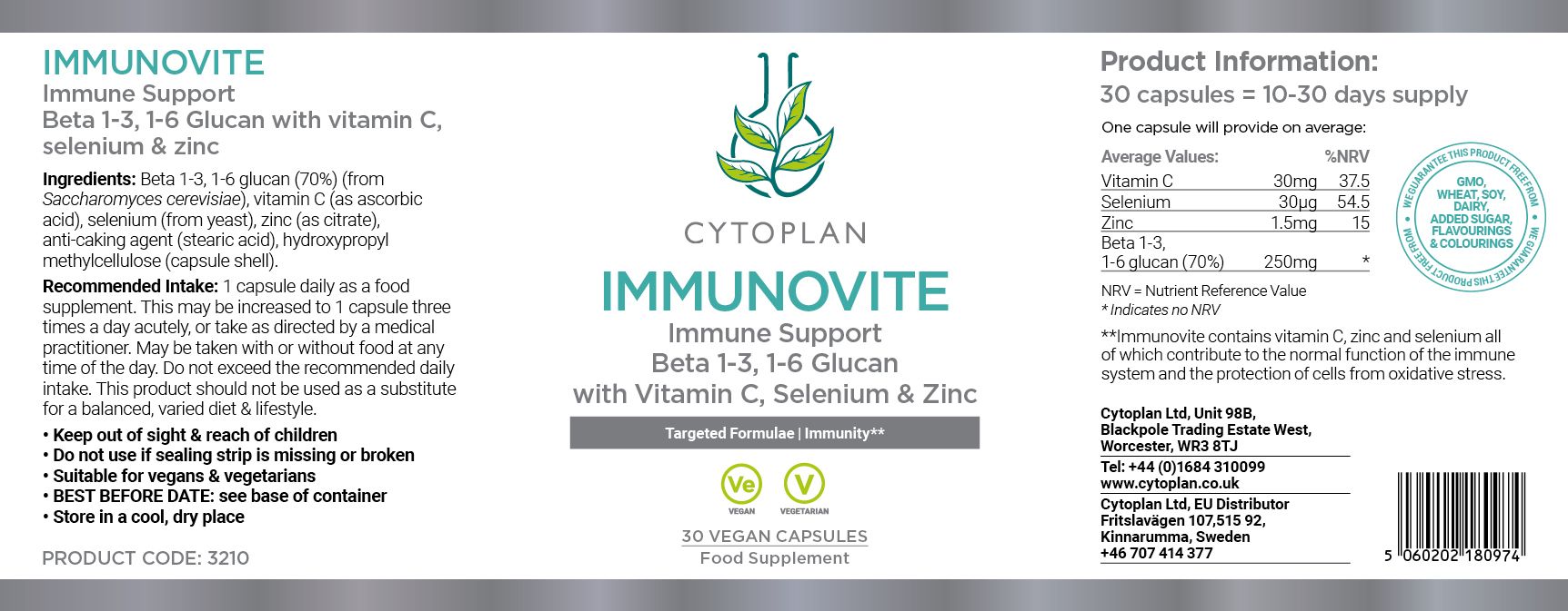 Immunovite - Beta 1-3,1-6 Glucan 3