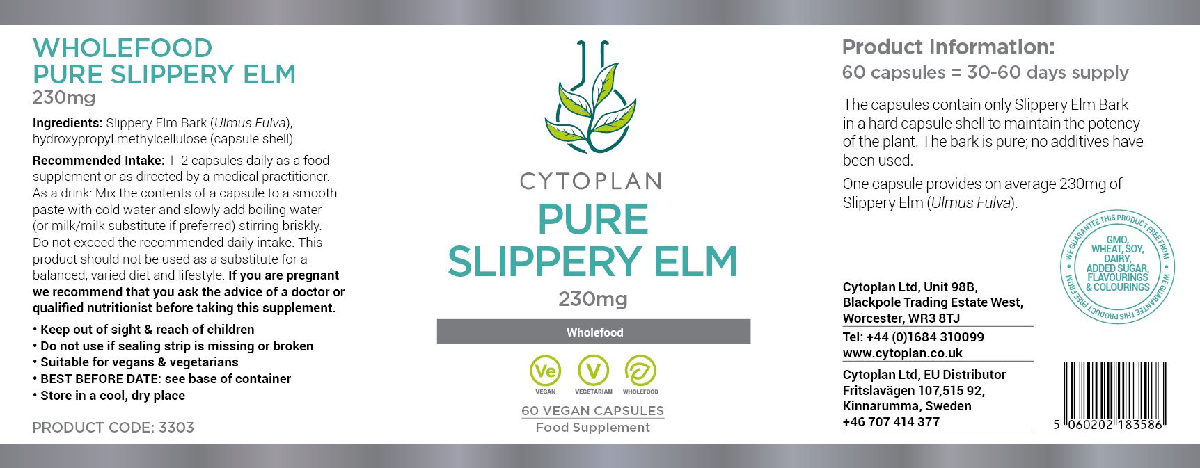 Cytoplan Slippery Elm 3