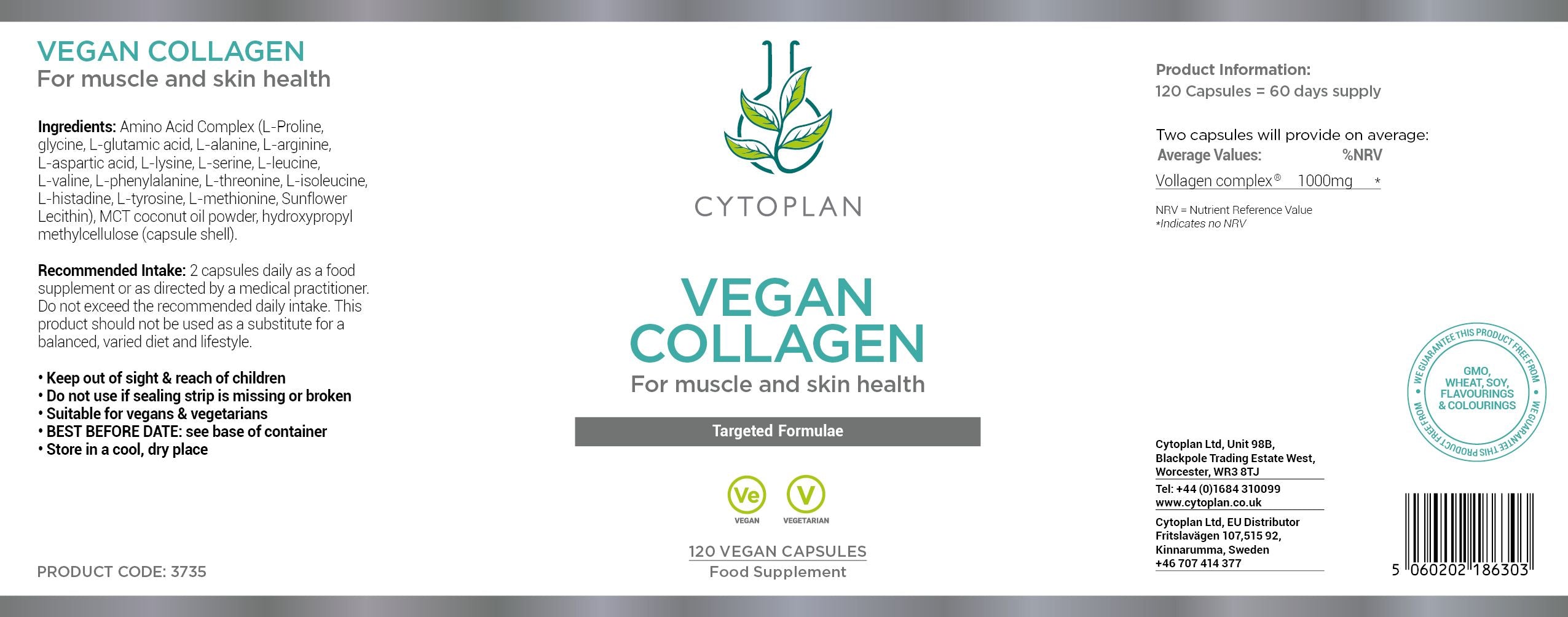 Cytoplan Vegan Collagen 3