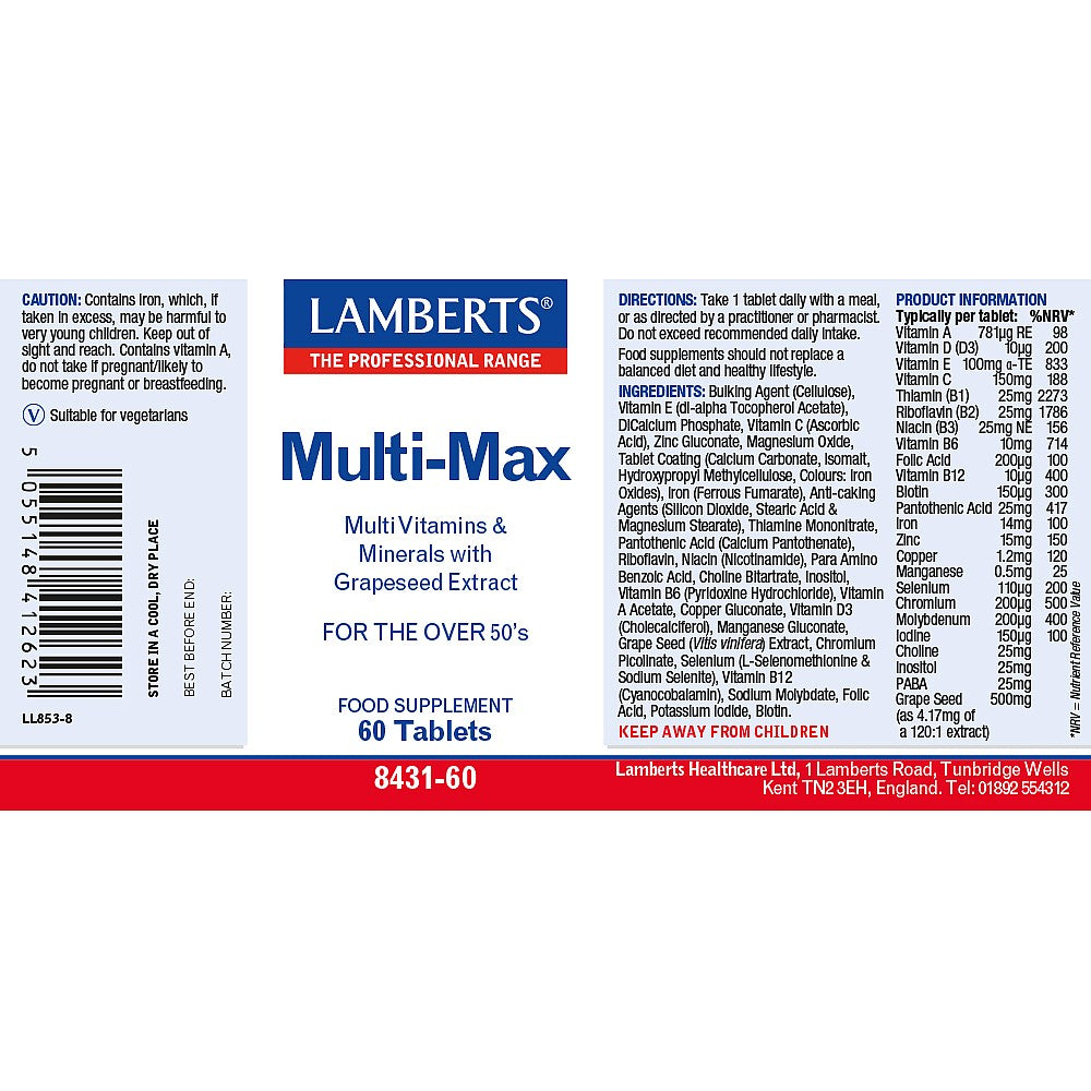 Lamberts Multi-Max® 60 tablets image 3