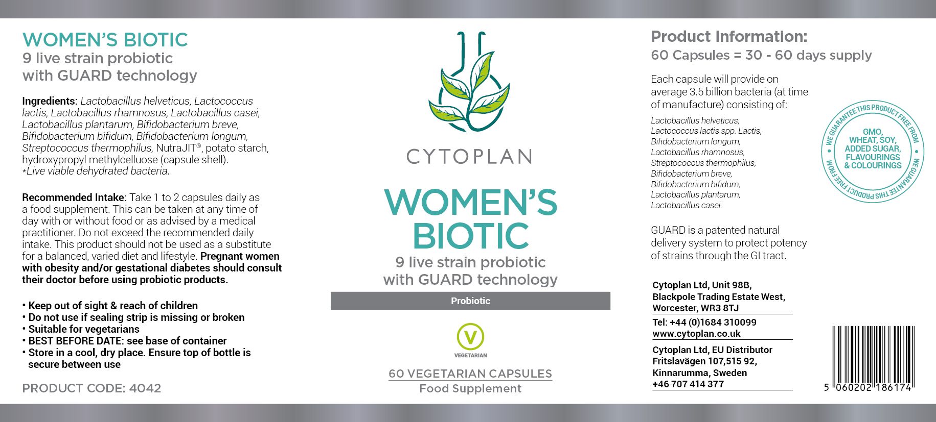 Cytoplan Women's Foundations of Health Bundle 4